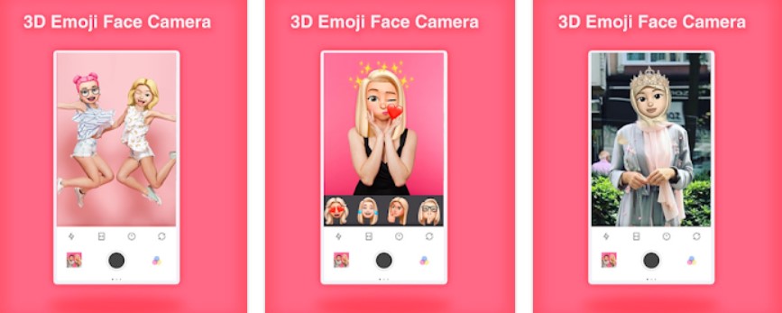3D Emoji Face Camera - Filter