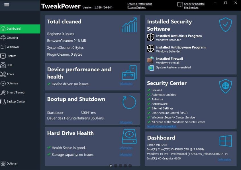 TweakPower 2.041 download the last version for apple