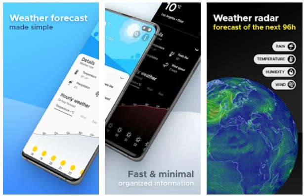 android home screen weather animation