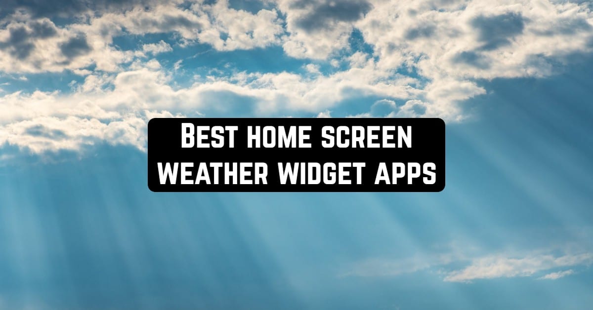 download weather in home screen