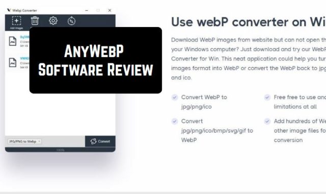 AnyWebP Software Review