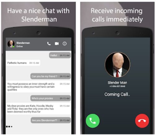 Scary Slender Man's Fake Chat And Video Call10