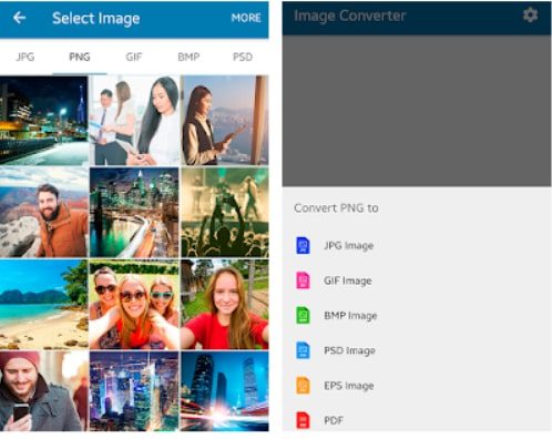 Photo & Image converter jpg pdf eps psd png bmp 3