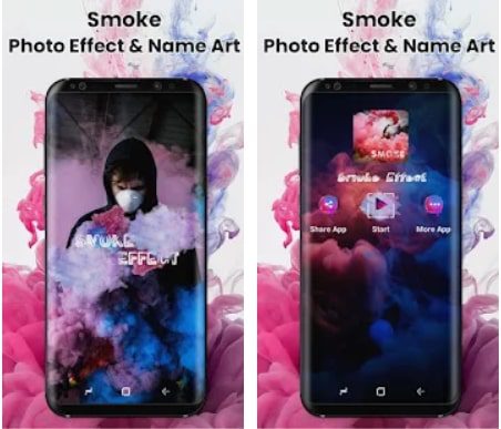 Smoke Photo Effect - Name Art 1