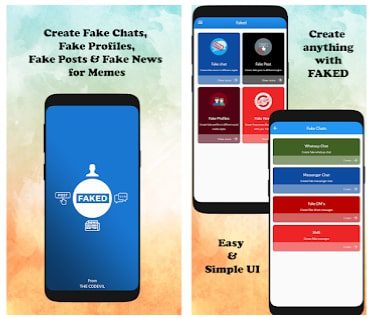 Faked - Fake chats, profiles and news for memes1