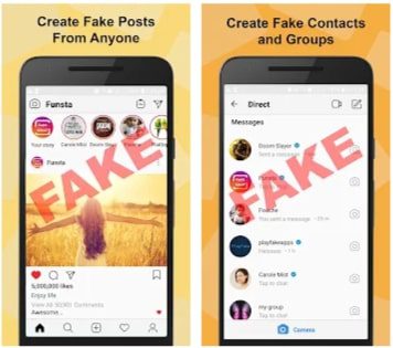 Funsta - Insta Fake Chat Post and Direct Prank4