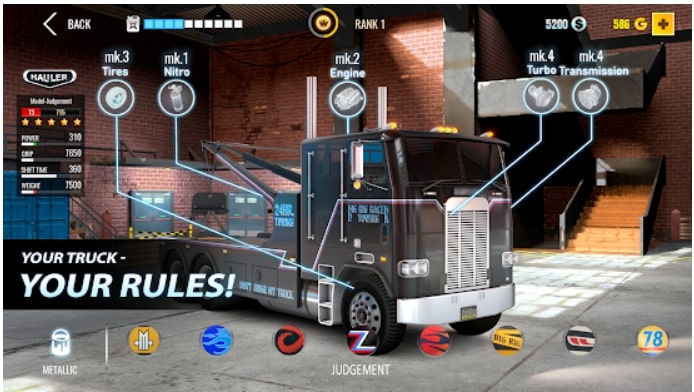 custom truck builder app