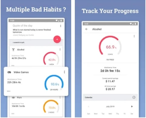 Quitzilla: Sobriety Counter & Bad Habits4