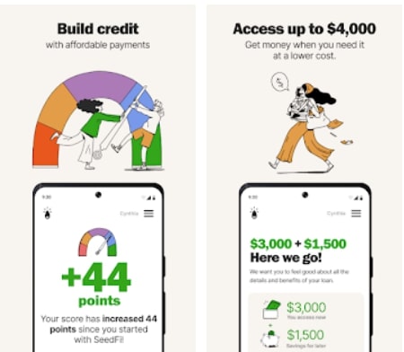 SeedFi - Borrow money, build credit & save4