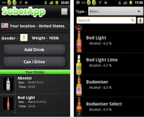 SoberApp - Alcohol Calculator6