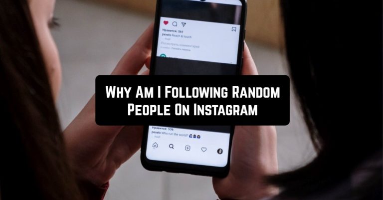 why am i following random people on instagram