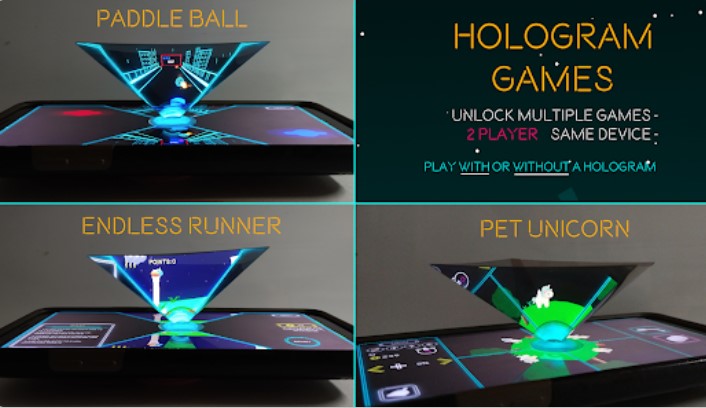 Holo Games - Hologram Pyramid Arcade1