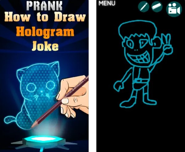 How to Draw Hologram Joke3