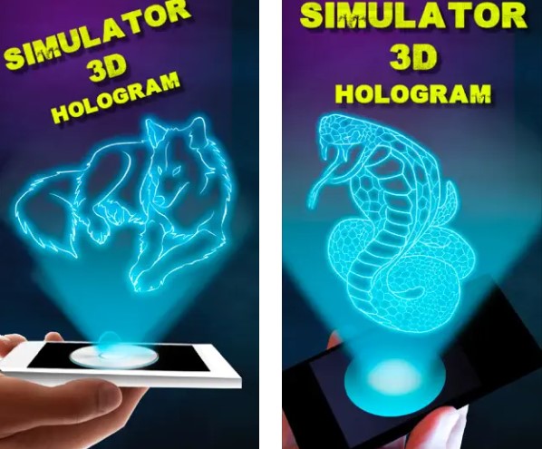 Simulator 3D Hologram Funny Prank8