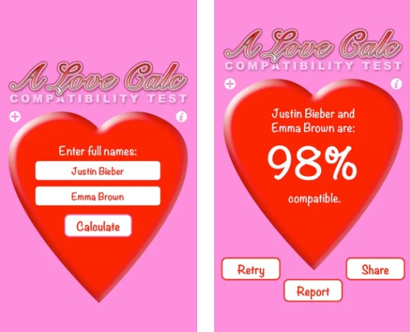 A Love Calc: Compatibility Test Calculator4