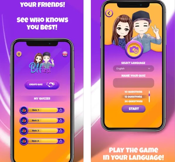 BFF Test Game: Friendship Quiz2