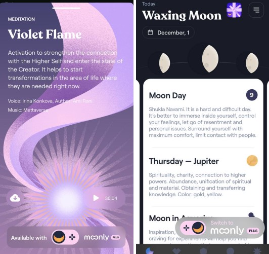 ‎Moonly — Daily Moon Calendar1