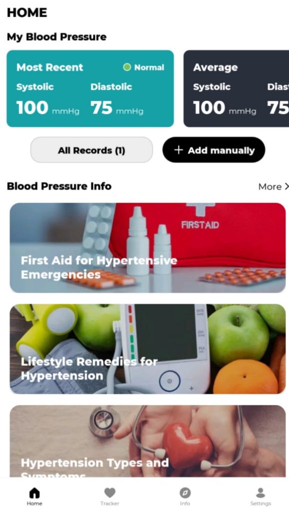 Blood Pressure App10