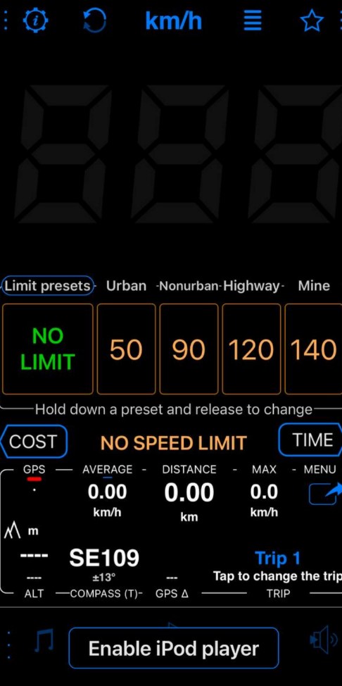 ‎Speedometer 55 GPS Speed & HUD3