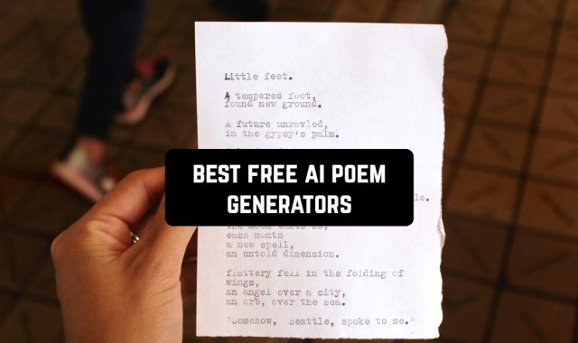 11 Best Free AI Poem Generators (Apps & Websites)