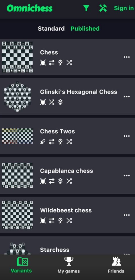 Chess Variants - Omnichess8